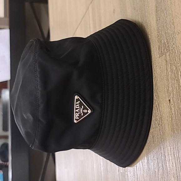 Prada Re-nylon black bucket hat. Size XXL - Picture 3 of 11